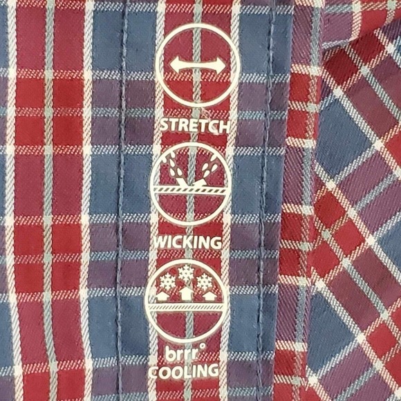 Vineyard Vines Performance Shirt Mens XS Blue & Red Plaid LS Button Up Shirt New - Picture 8 of 13
